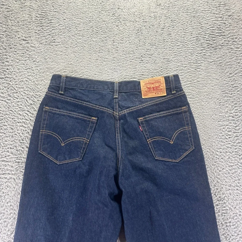 Vintage Levi's 550 Jeans Mens 36x30 Blue Cotton Denim Straight Relaxed Fit USA